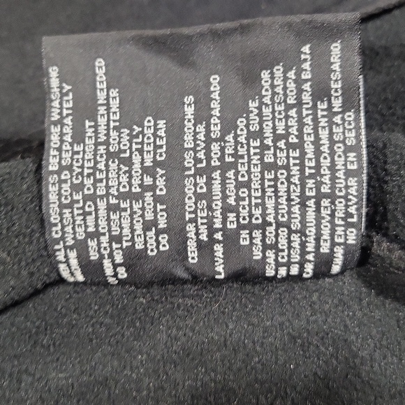 32 DEGREES HEAT Black Zip Up Fleeced Lined Jacket - Picture 11 of 11